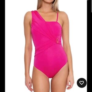 Trina Turk Monaco Assymetrical One Piece Swimsuit